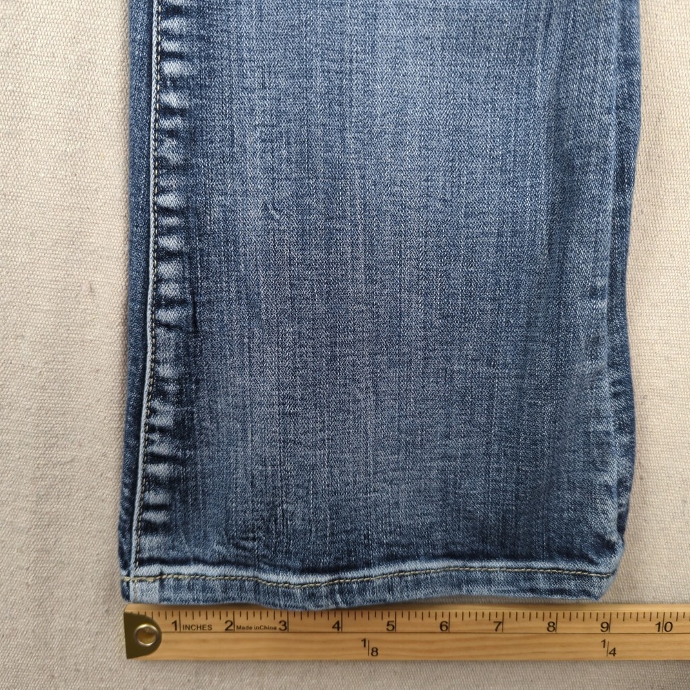 Buckle Black Jeans Womens 31 Blue Boot Cut Stretch Western Cowgirl - Picture 6 of 15